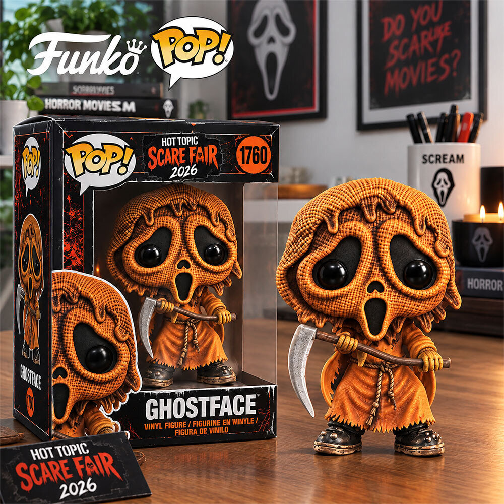 Hot Topic Scare Fair 2026 Ghostface Funko Pop Figure 5 Hot Topic Scare Fair 2026 Ghostface Funko Pop Figure