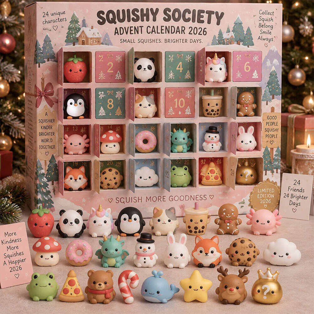 Squishy Society Advent Calendar 2026 Squishy Society 2026 Holiday Countdown Calendar – image 3 of 3