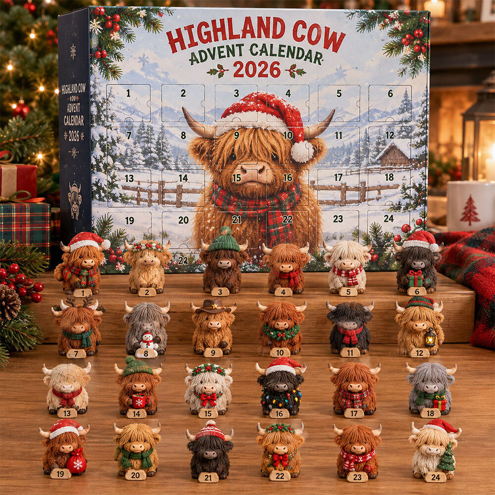 Highland Cow Advent Calendar 2026 5 Highland Cow Advent Calendar 2026