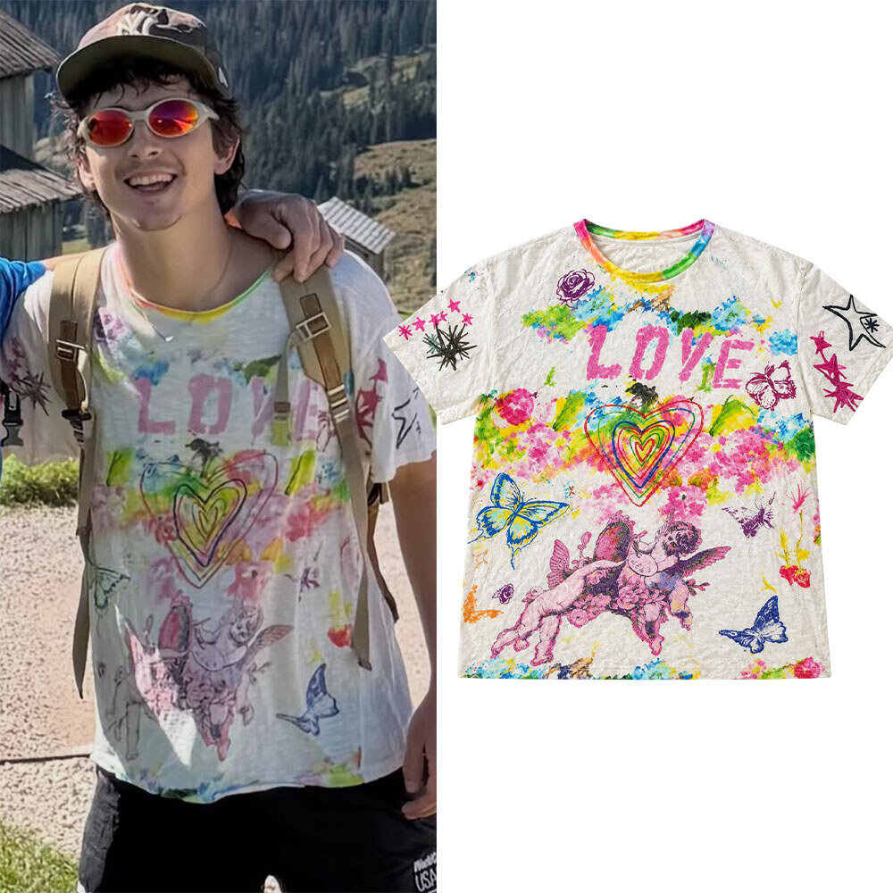 Timothee Chalamet Magnolia Pearl Painting Clouds Shirt