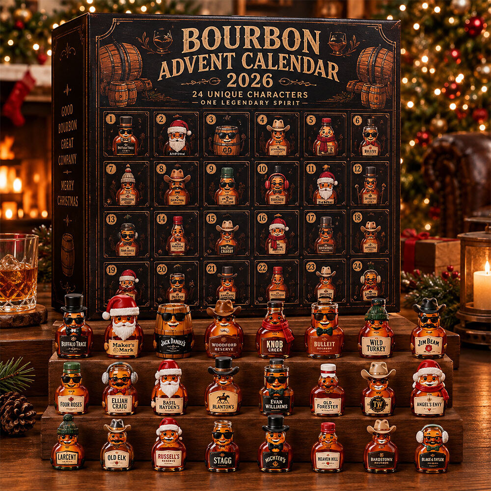 2026 Bourbon Advent Calendar with 24 Unique Whiskey
