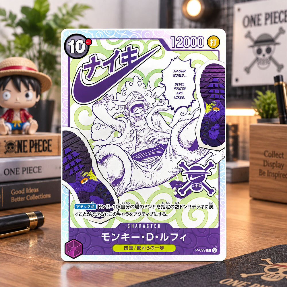 One Piece Nike Luffy Gear 5 Nika P-099 Promo Card 5 One Piece Nike Luffy Gear 5 Nika P-099 Promo Card