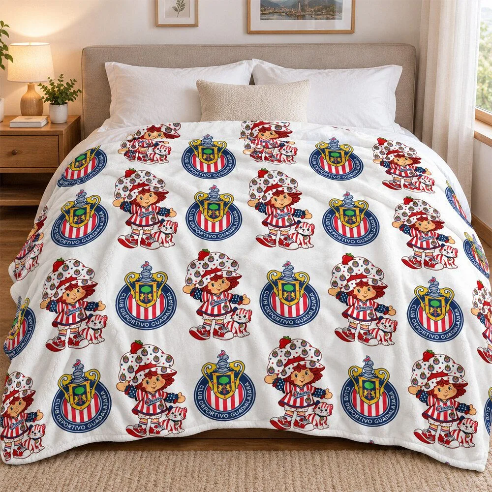 Strawberry Shortcake x Chivas Plush Blanket 2026