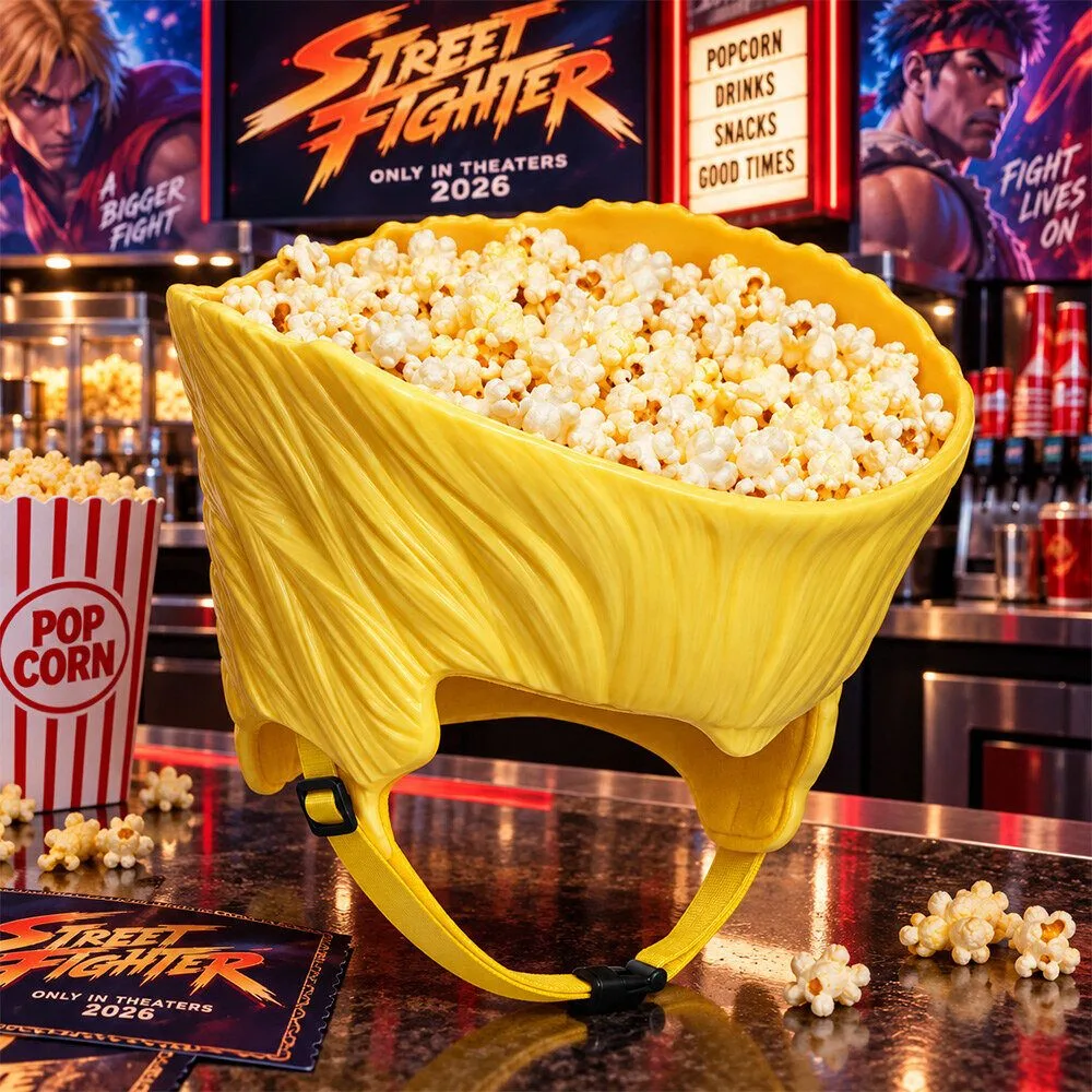2026 STREET FIGHTER Guile's Hair Popcorn Bucket