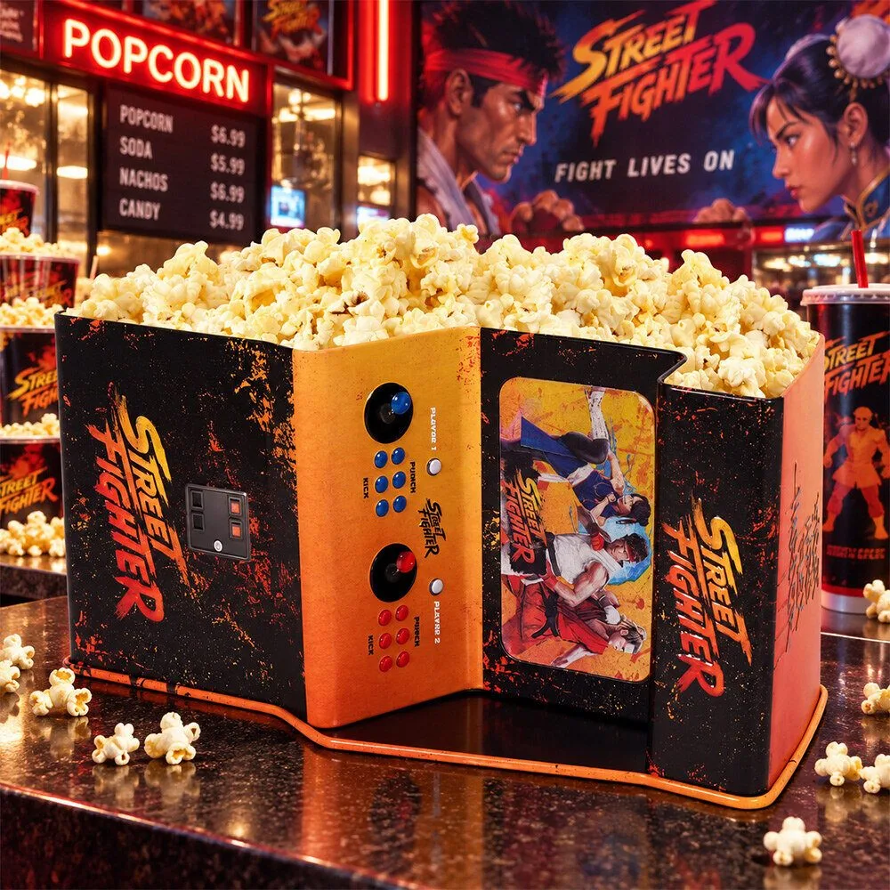Street Fighter Movie Arcade Machine Popcorn Bucket For Sale 2026