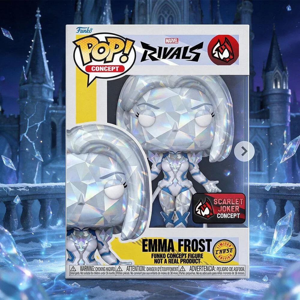 Marvel Rivals Emma Frost Scarlet Joker Diamond Concept Funko Pop Figure
