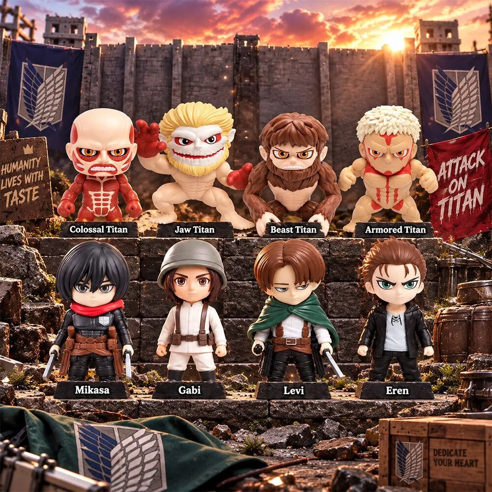 Burger King x Attack on Titan Collection Complete Character Figure 4 Burger King x Attack on Titan Collection Complete Character Figure