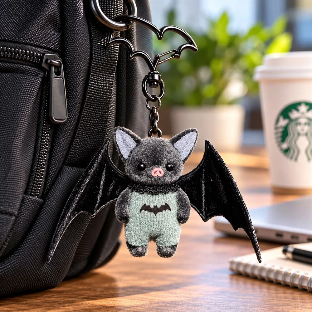 Cute Little Batman Spooky Bag Charm And Keychain 4 Cute Little Batman Spooky Bag Charm And Keychain