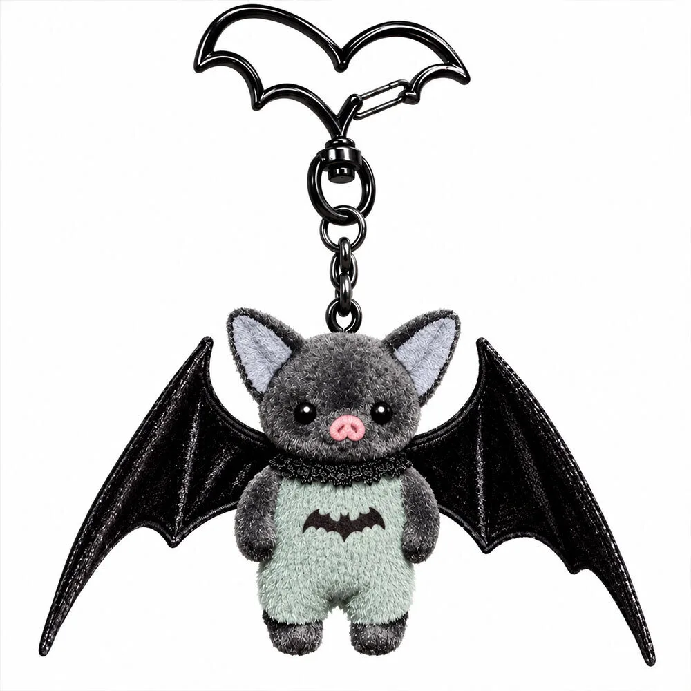 Cute Little Batman Spooky Bag Charm And Keychain 5 Cute Little Batman Spooky Bag Charm And Keychain