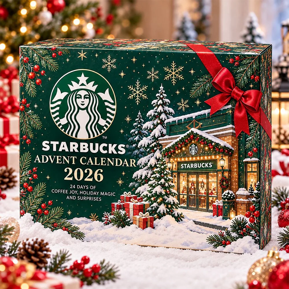 Starbucks Advent Calendar 2026 24 Days Of Coffee And Mini Collectibles