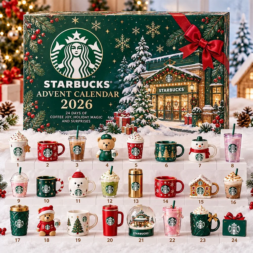 【新品未開封】STARBUCKS ウィンターデスク 万年カレンダー Starbucks Advent Calendar 2026 24 Days Of Coffee And Mini Collectibles