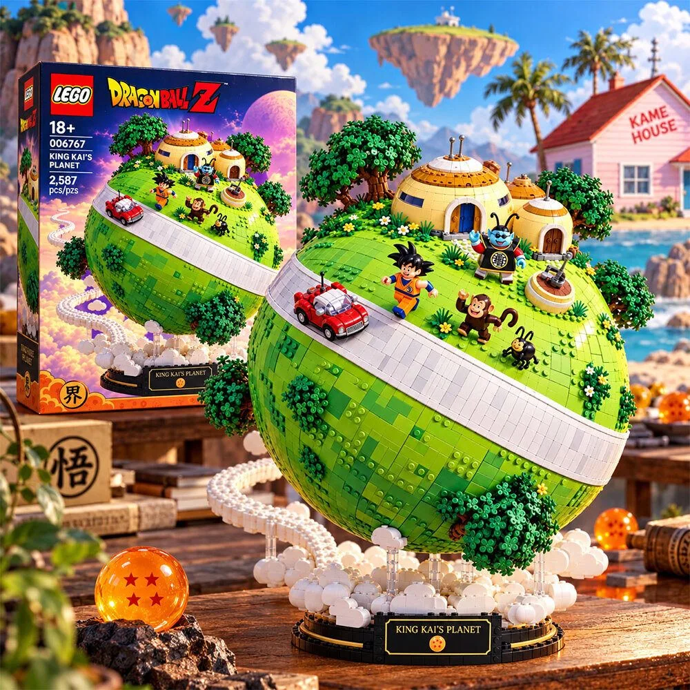 LEGO Dragon Ball Z King Kai's Planet Building Kit Set