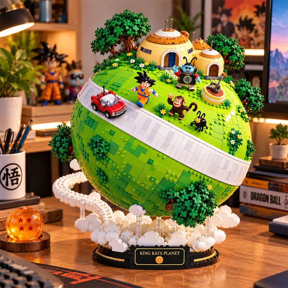 LEGO Dragon Ball Z King Kai's Planet Building Kit Set 4 lego dragon ball z king kai s planet building kit set gallery 1