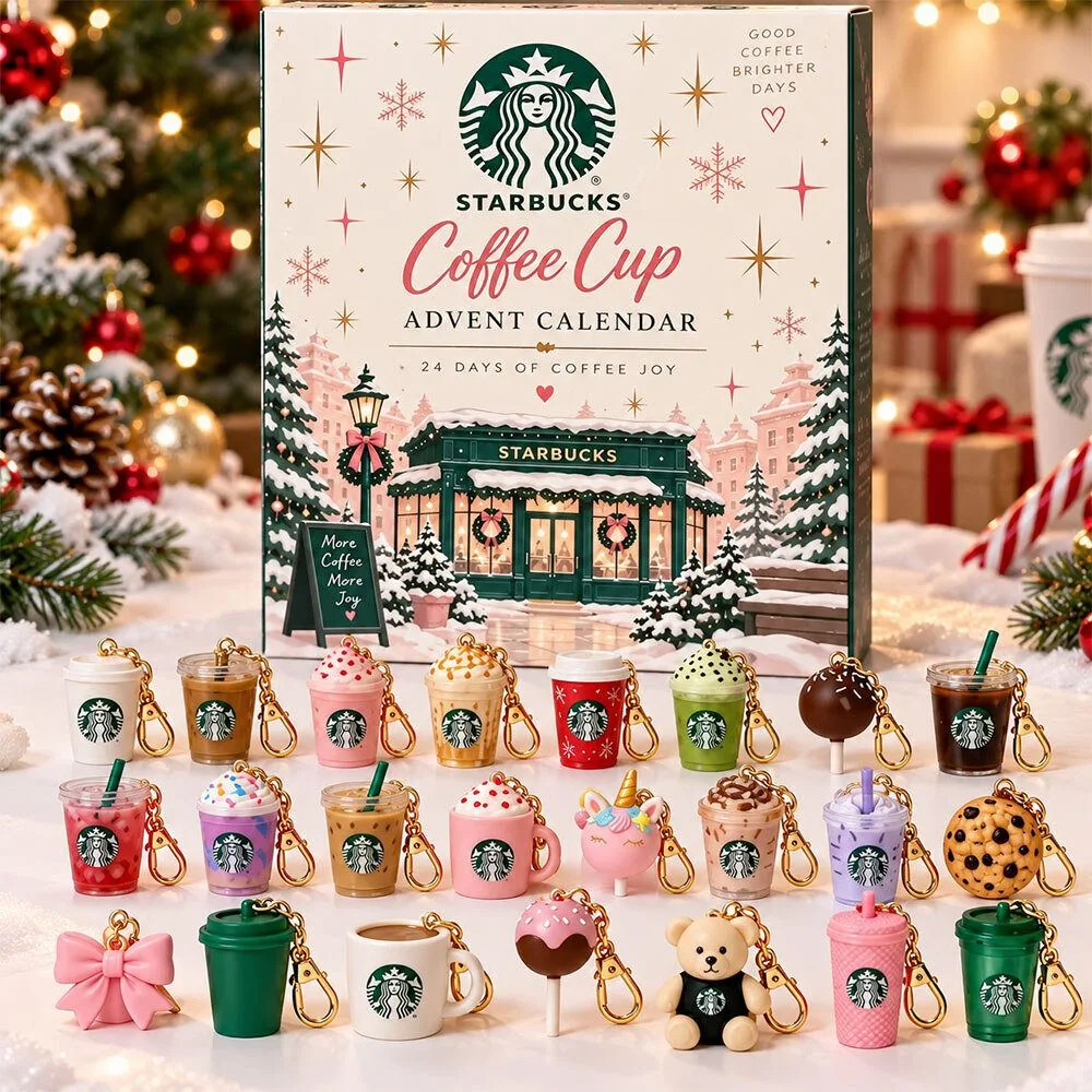 2026 Starbucks Coffee Cup Advent Calendar 24 Days Of Coffee Joy