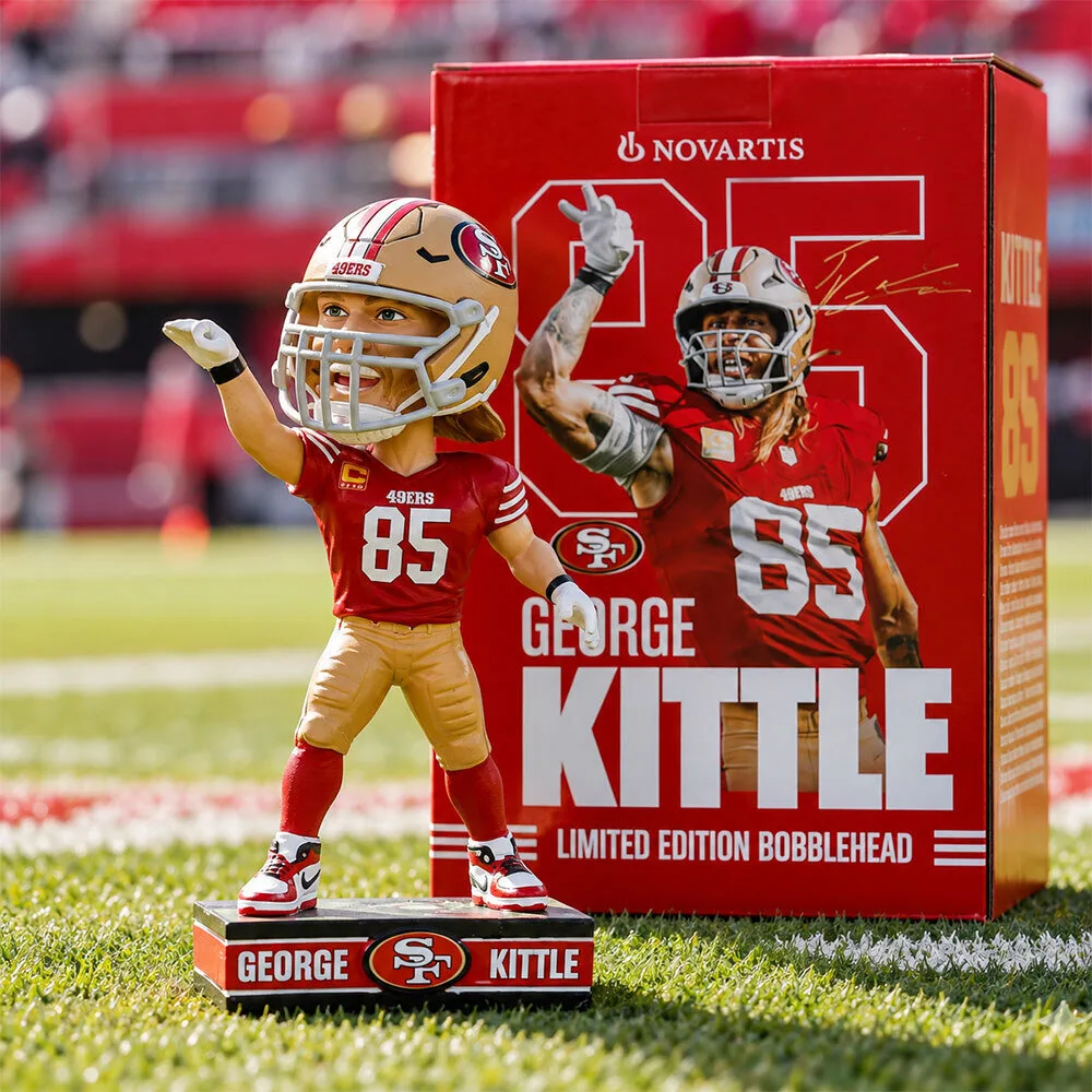 George Kittle San Francisco 49ers Limited Edition Bobblehead 2026 Giveaway 3 George Kittle San Francisco 49ers Limited Edition Bobblehead 2026 Giveaway