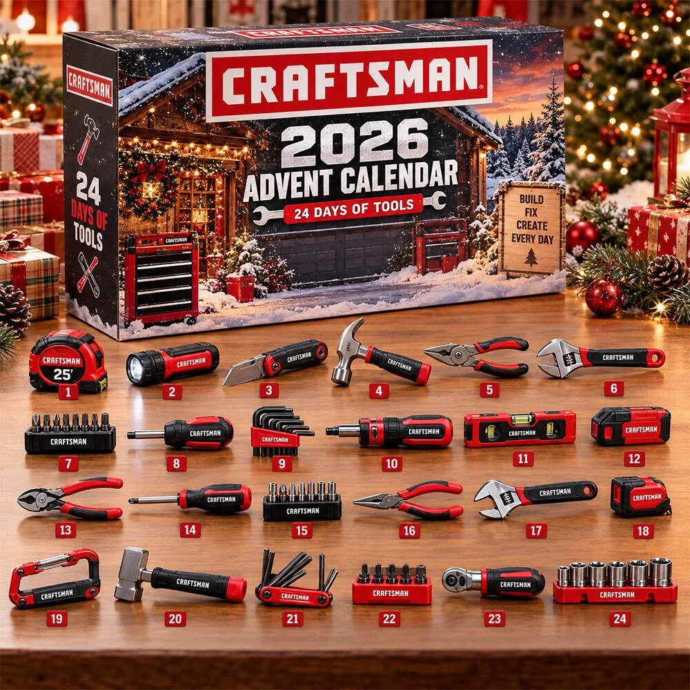 CRAFTSMAN 2026 Advent Calendar 24 Days Of Tools Holiday Gift