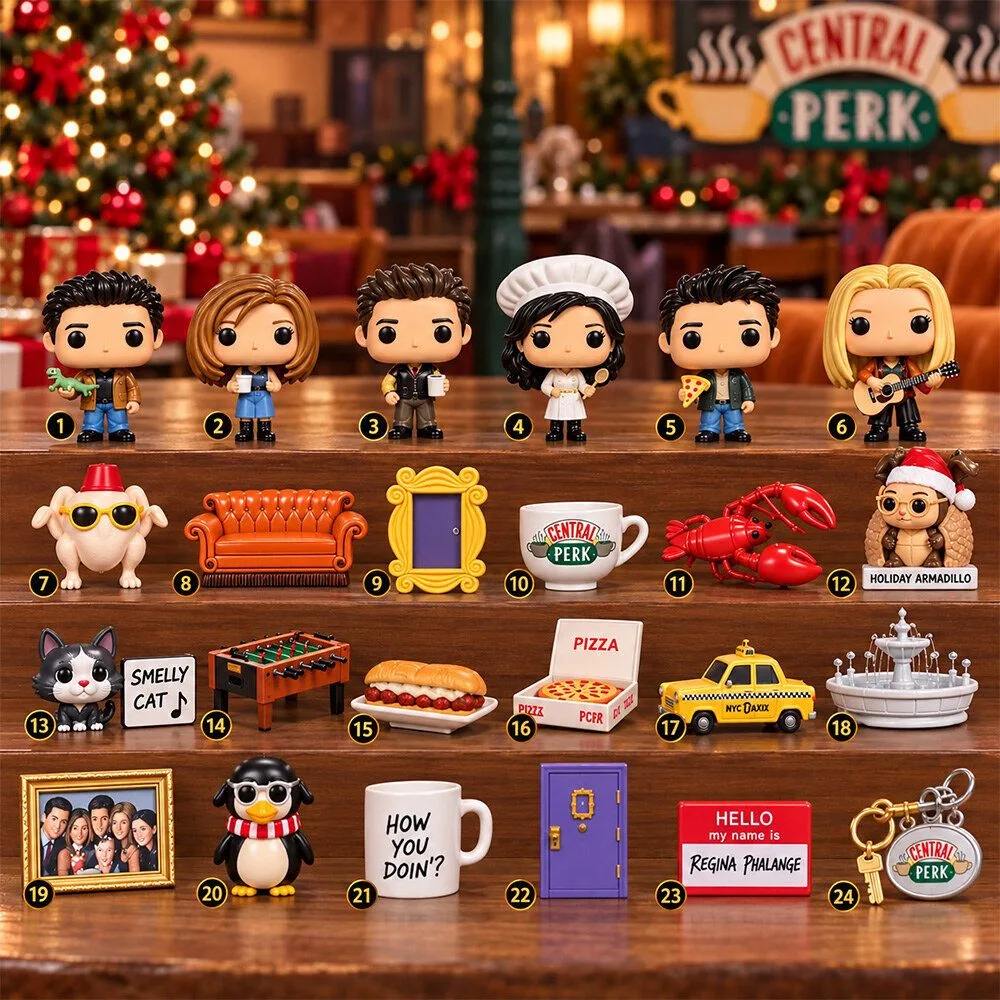 Friends TV Show Advent Calendar 2026 – 24 Days of Surprise Collectibles 5 Friends TV Show Advent Calendar 2026 – 24 Days of Surprise Collectibles
