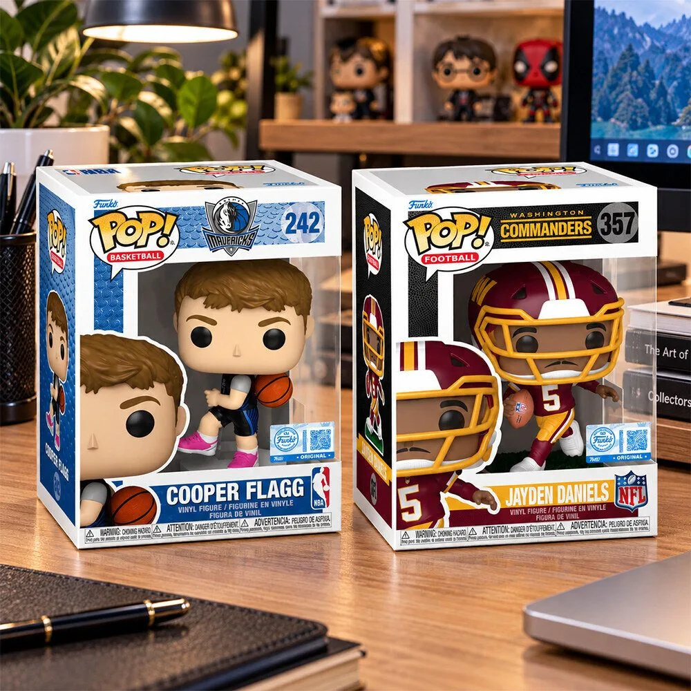Cooper Flagg And Jayden Daniels Funko Pop Figures 2026 Collection 5 Cooper Flagg And Jayden Daniels Funko Pop Figures 2026 Collection