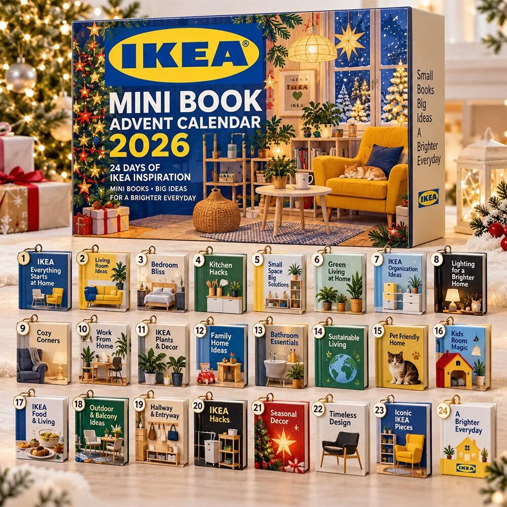 Holiday Home Inspiration IKEA Mini Books Advent Calendar 2026