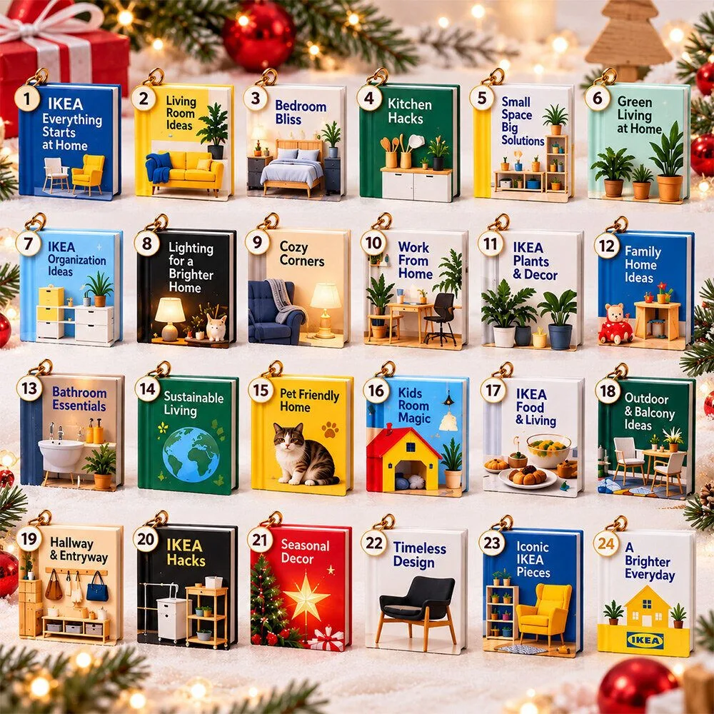 Holiday Home Inspiration IKEA Mini Books Advent Calendar 2026 6 Holiday Home Inspiration IKEA Mini Books Advent Calendar 2026