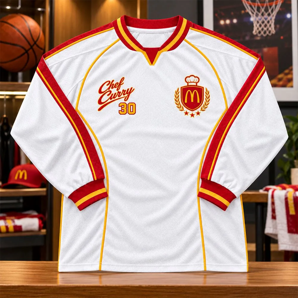 Stephen Chef Curry 30 McDonald's Jersey Shirt