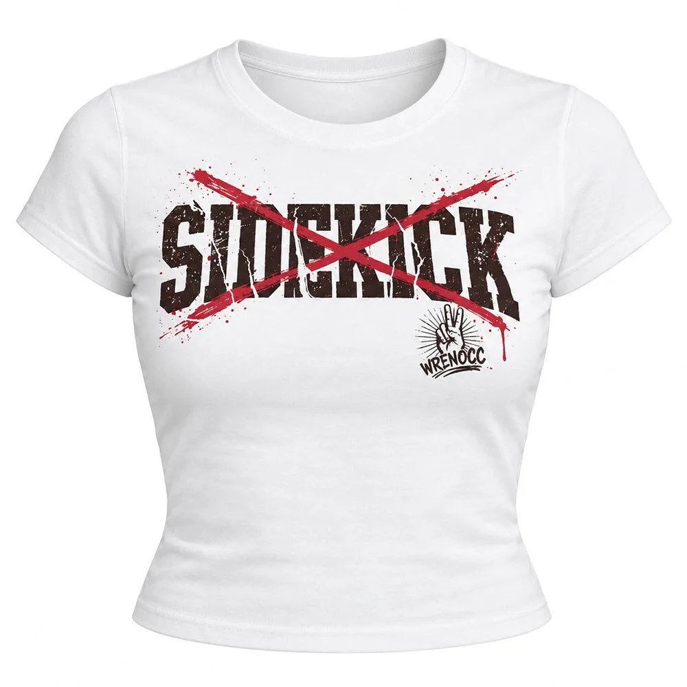 Wren Sinclair Sidekick Cross Out Baby Tee Shirt 5 Wren Sinclair Sidekick Cross Out Baby Tee Shirt