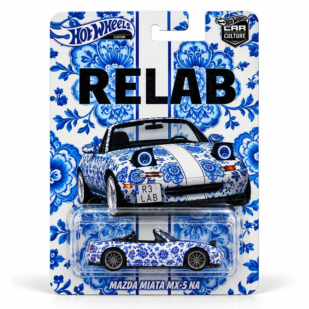 Hot Wheels Mazda Miata MX-5 NA Relab Edition Diecast Car 5 Hot Wheels Mazda Miata MX-5 NA Relab Edition Diecast Car