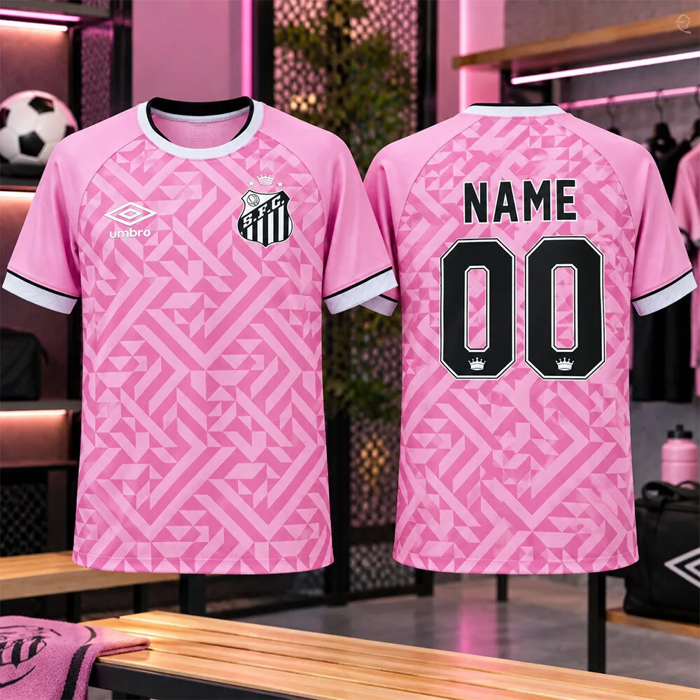 Santos FC October Pink Special Edition Soccer Jersey 2026 Shirt
