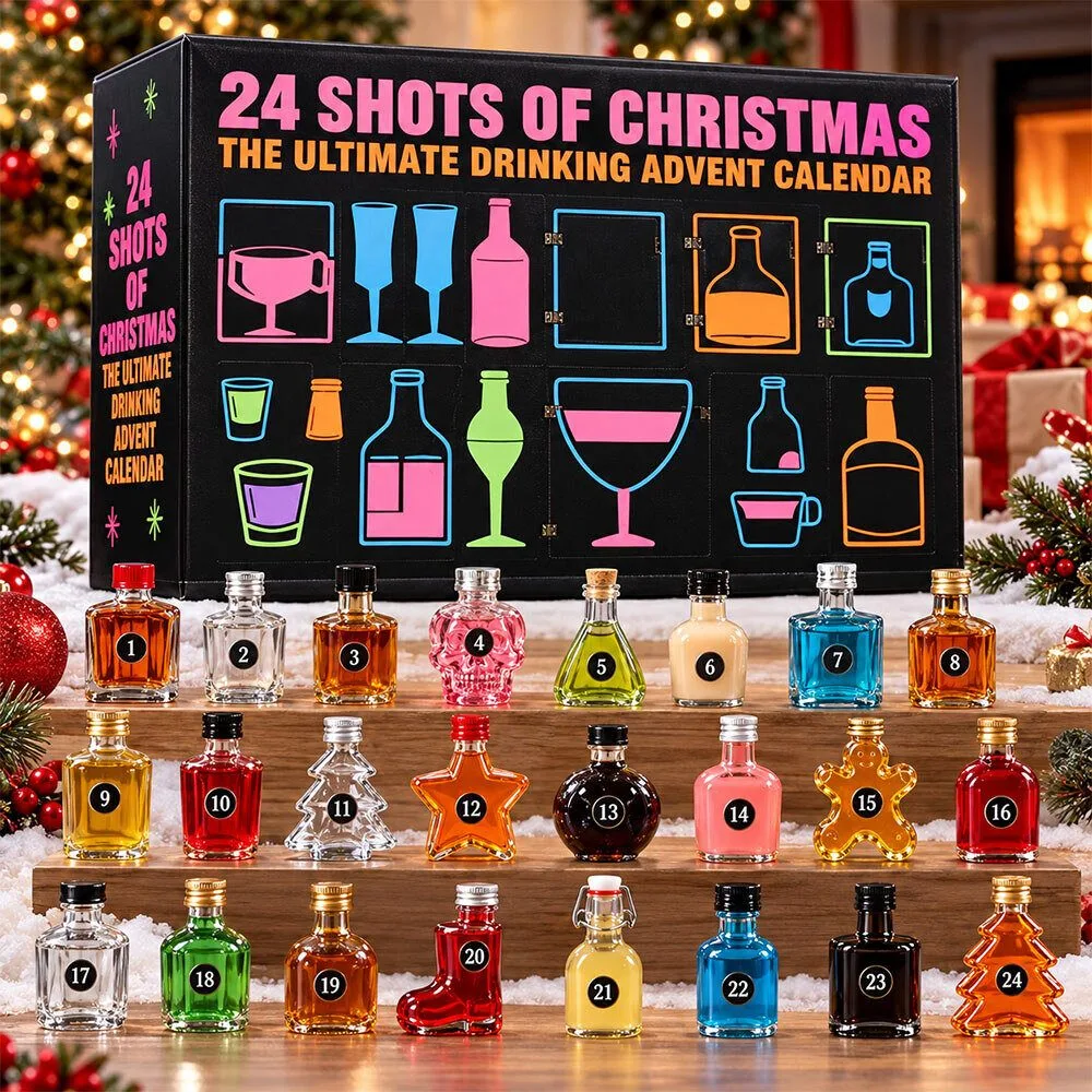 24 Shots Of Christmas The Ultimate Drinking Advent Calendar 2026