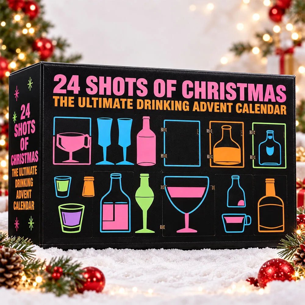 24 Shots Of Christmas The Ultimate Drinking Advent Calendar 2026 4 24 Shots Of Christmas The Ultimate Drinking Advent Calendar 2026