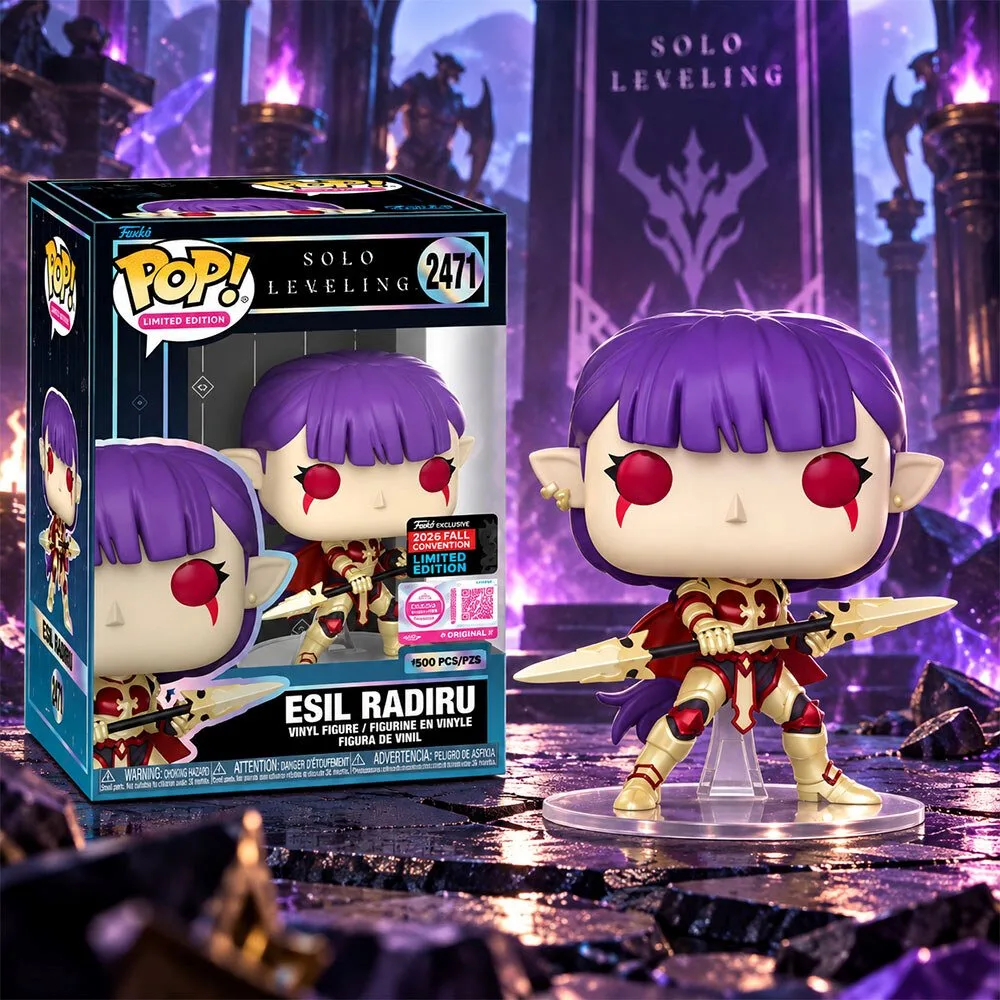 Funko Pop Solo Leveling Esil Radiru 2026 Fall Convention Limited Edition Vinyl Figure