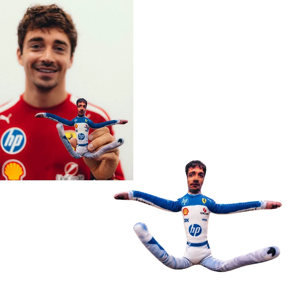 Charles Leclerc F1 Driver Poseable Mini Plush Doll