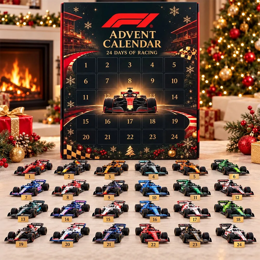 F1 Racing Advent Calendar 2026 24 Days Christmas Countdown Set