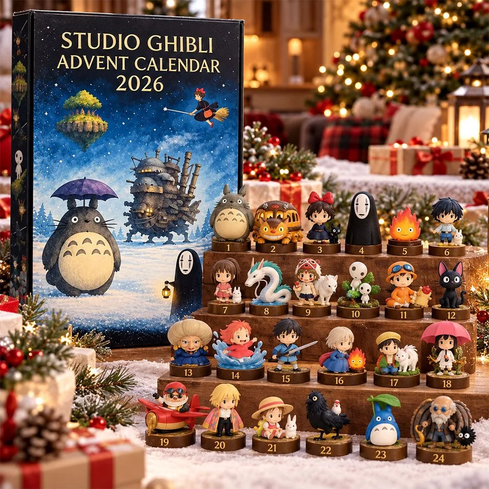 2026 Studio Ghibli Advent Calendar 24 Days Christmas Countdown Box