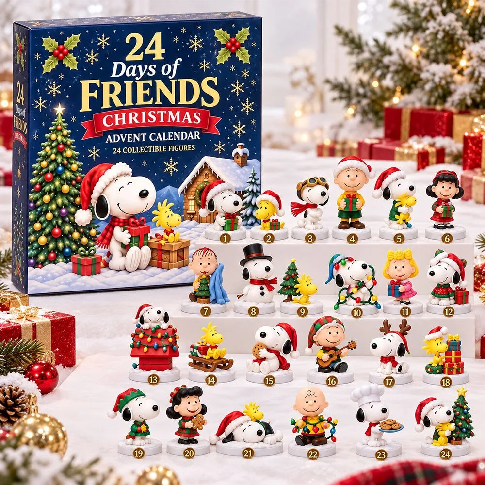 Snoopy Peanuts 24 Days Of Friends Christmas Advent Calendar 2026
