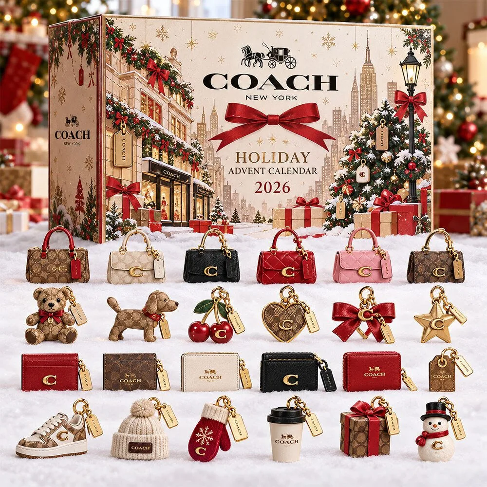 Coach Holiday Advent Calendar 2026 – 24 Unique Christmas Collectibles Gift for Fans