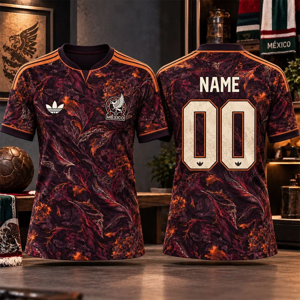 Mexico x Adidas x Alexander Mcqueen Flor De Sombra Jersey Shirt 5 Mexico x Adidas x Alexander Mcqueen Flor De Sombra Jersey Shirt